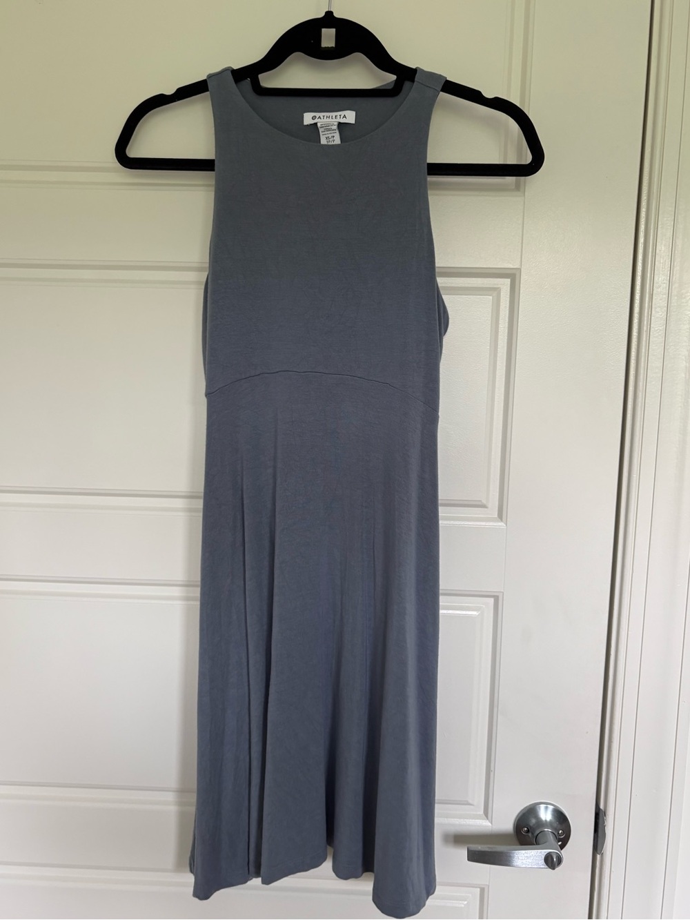 Athleta Slate Blue Racerback Midi Dress